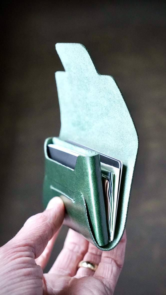 Wallet Tree Oak Wallet - Forest – Tall Trees Leather