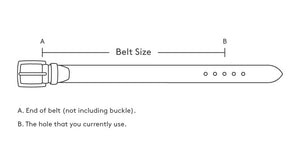 The Oak Belt (1 inch width)